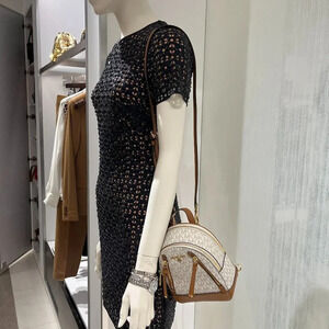 Michael kors Brooklyn Extra-Small Logo Backpack 30R3GBNB0B Vanilla